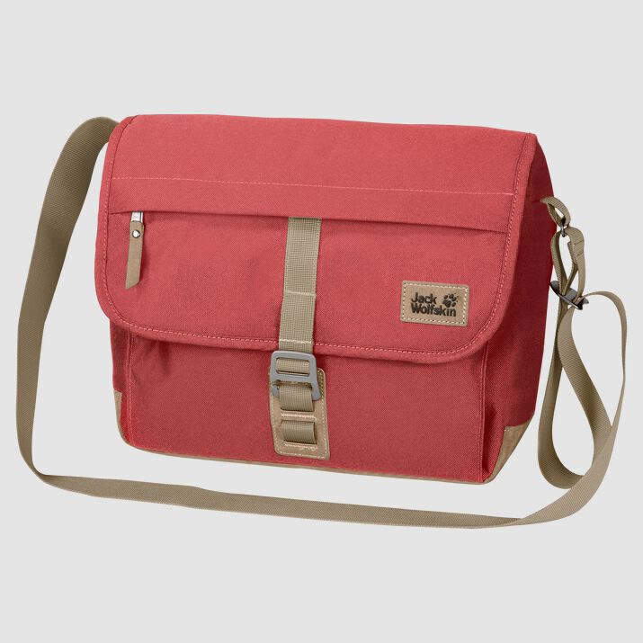 Jack Wolfskin Womens Warwick Ave Shoulder Bags Coral Red 486925NLC